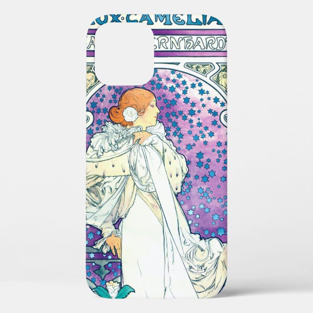Lady of the Camelias, Alphonse Mucha Case-Mate iPhone Case (Back)