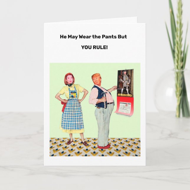 Lady of the House Birthday Card (Front)