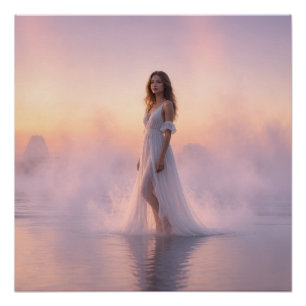 Lady of the Mists — Calm Horizon Art Print