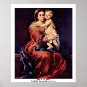 Lady Of The Rosary Poster