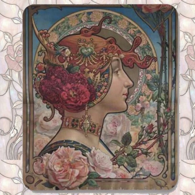 Lady of the roses mouse pad (Creator Uploaded)