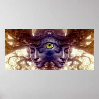Lady of the trees fantasy Poster