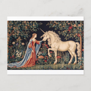 Lady of the Unicorn Postcard