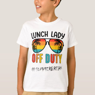 Lady Off Duty Last Day Of School Summer T-Shirt