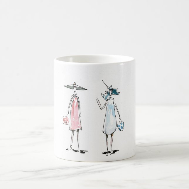 Lady off to Lunch Mug (Center)