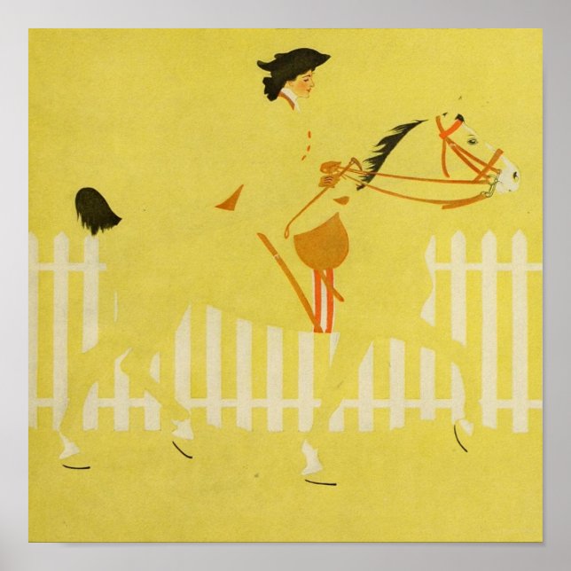 LADY ON HORSE POSTER (Front)