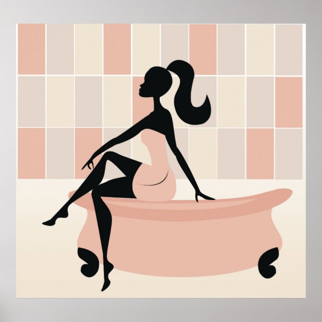 Lady on the Bath Poster (Front)