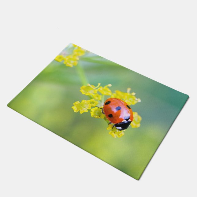lady on top doormat (Angled)