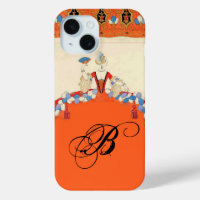 LADY ORANGE FASHION COSTUME DESIGNER MONOGRAM