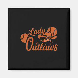 Lady Outlaws Softll Magnet