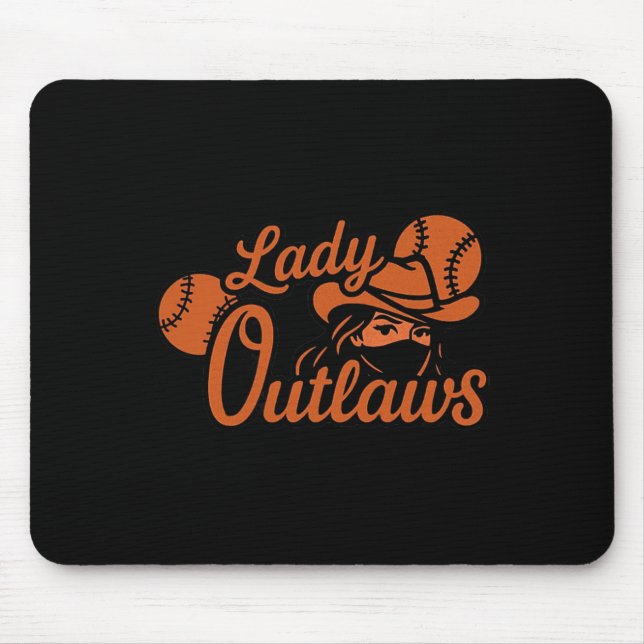 Lady Outlaws Softll  Mouse Pad (Front)