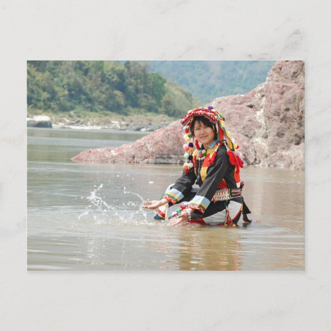 Lady Padaung Postcard (Front)