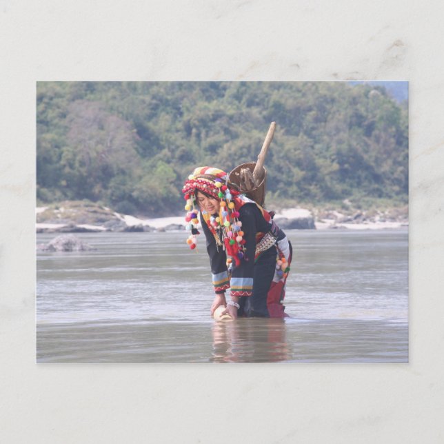 Lady Padaung Postcard (Front)