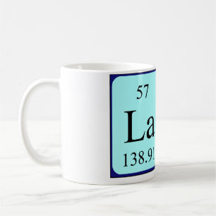 Lady periodic table name mug
