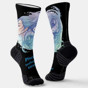 Lady Piscis Socks - Creative Detail