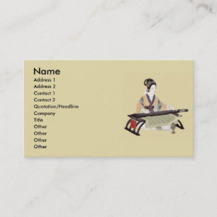 Lady Plays The Zither Profile Card