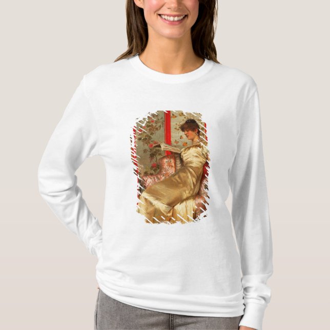Lady Reading T-Shirt (Front)