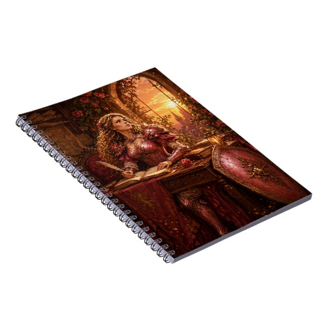 Lady Rosaline Brightshield Fantasy Quest Notebook (Right Side)