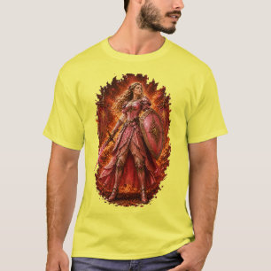 Lady Rosaline Radiant Fantasy Warrior T-Shirt