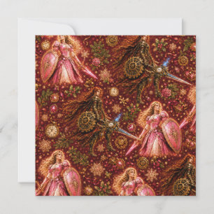 Lady Rosaline & The Clocktower Princess Christmas Invitation