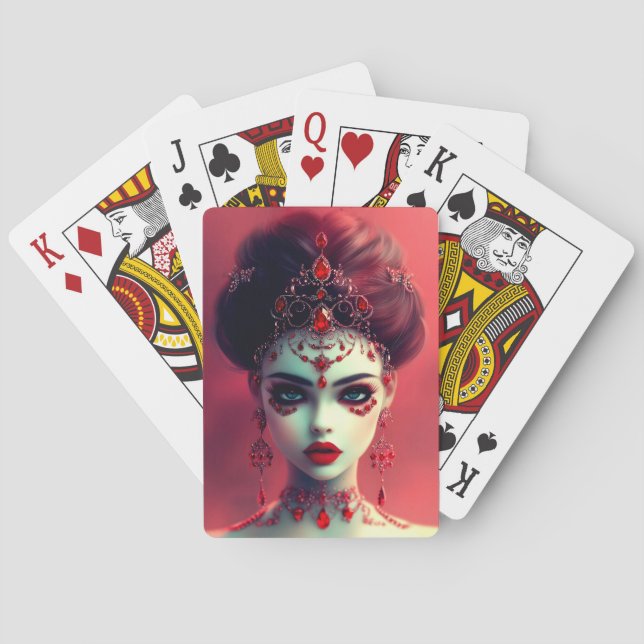Lady Ruby Classic Playing Cards (Back)