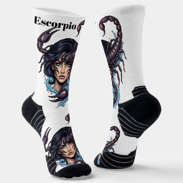 Lady Scorpio Socks (Angled)