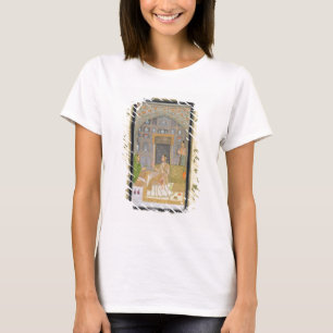 Lady seated in a Pavilion with attendants, from th T-Shirt
