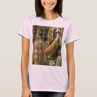 Lady Shopping In Plaza T-Shirt