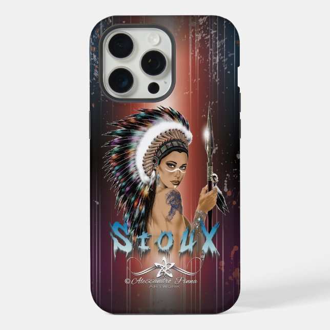 Lady Sioux iPhone Case (Back)