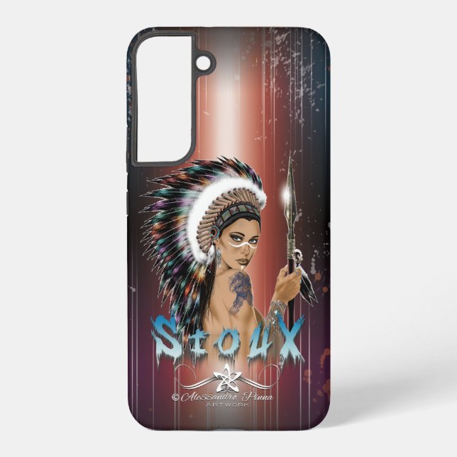 Lady Sioux Samsung Galaxy S22+ Case (Back)