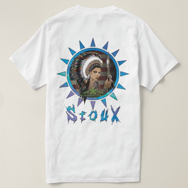 Lady Sioux T-Shirt (Design Back)