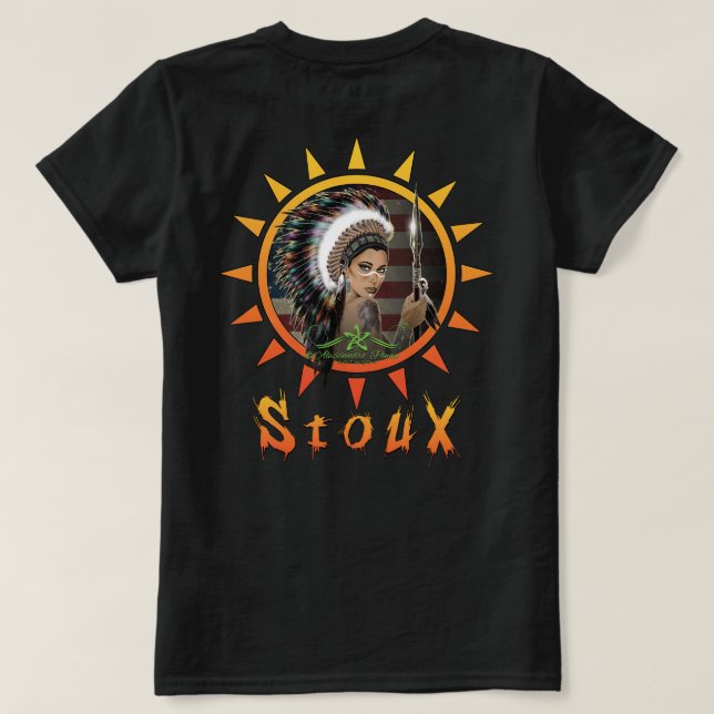 Lady Sioux T-Shirt (Design Back)
