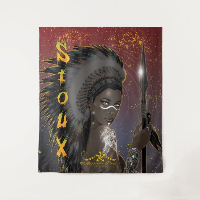 Lady Sioux Tapestry (Front)