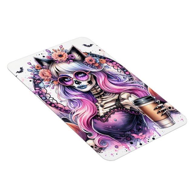 Lady Skeleton Magnet (Right Side)