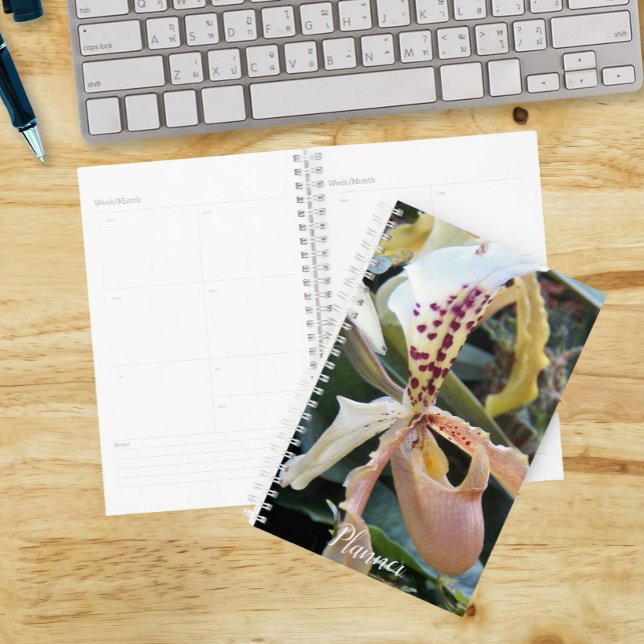Lady Slipper Orchid Floral Calendar | Planner (In Situ)