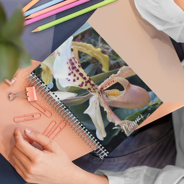 Lady Slipper Orchid Floral Calendar | Planner (In Situ)