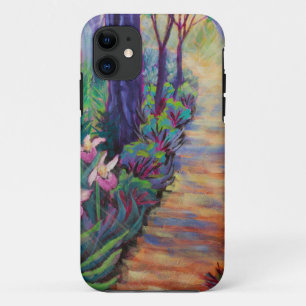 Lady Slippers on the Path iPhone 11 Case