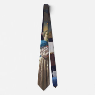 Lady Standing at a Virginal, Johannes Vermeer Tie