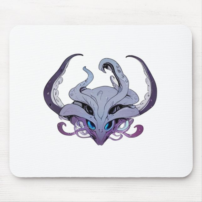 Lady tentacle mouse pad (Front)