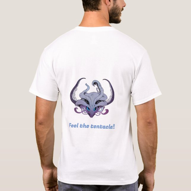 Lady tentacle t-shirt (Back)