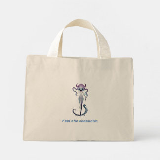 Lady tentacle tote bag