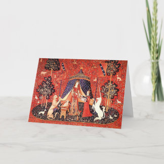 "Lady & the Unicorn" Holiday Card