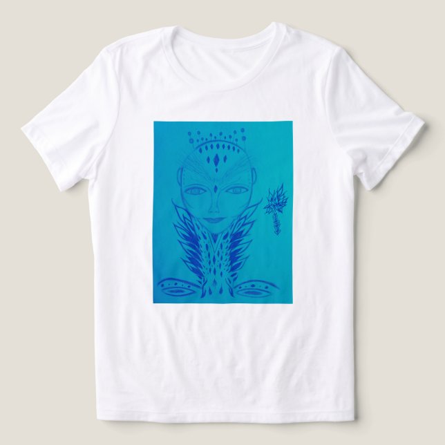 Lady Tri-Blend Shirt (Design Front)