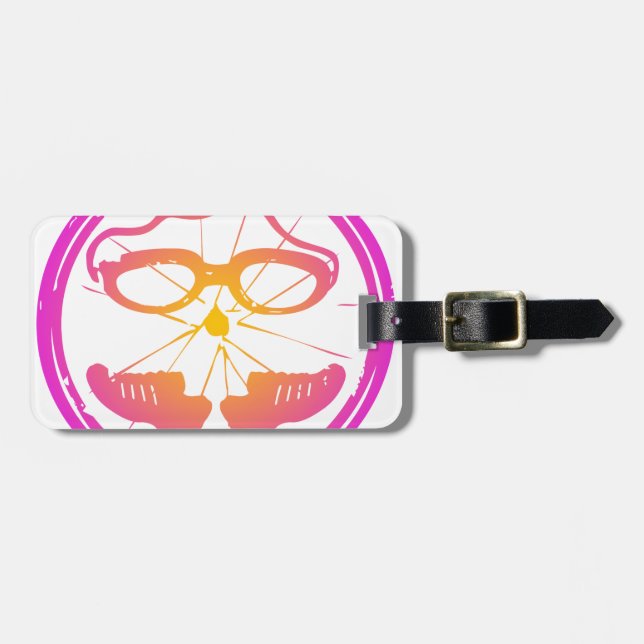 Lady Triathlon Luggage Tag (Front Horizontal)