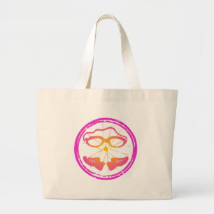 Lady Triathlon, woman triathlon Large Tote Bag