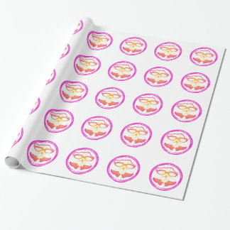 Lady Triathlon Wrapping Paper