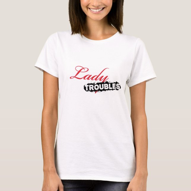 Lady Troubles Classic Logo T-shirt (Front)