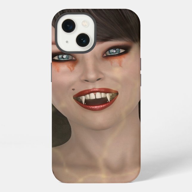 Lady Vamp iPhone Case (Back)