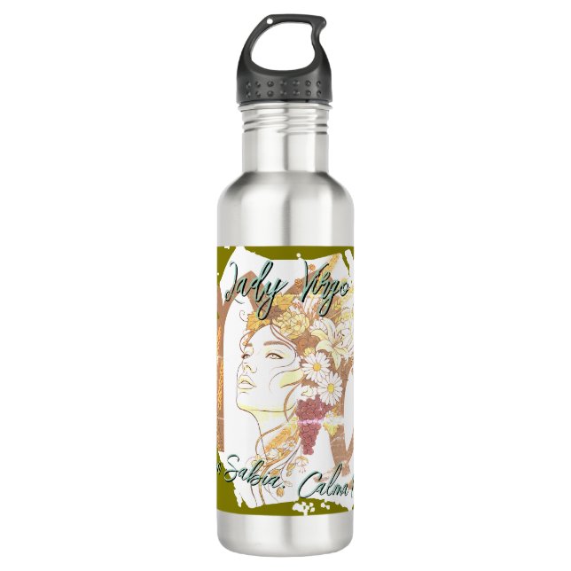 Lady Virgo Water Bottle (Front)