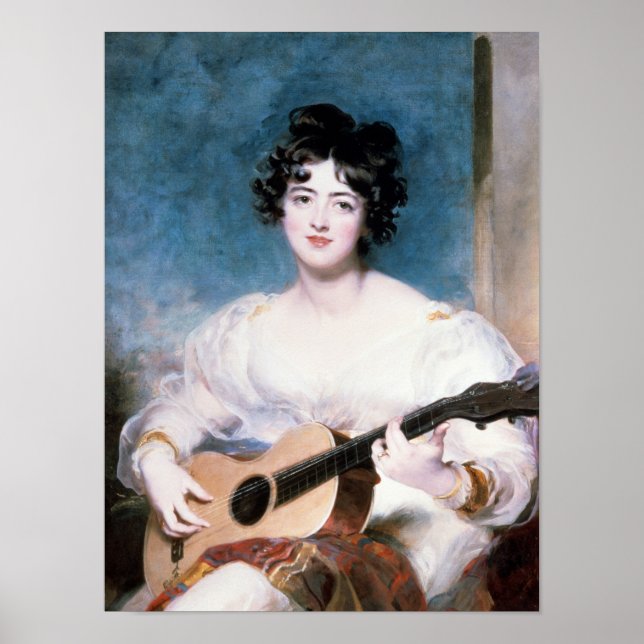 Lady Wallscourt, 1825 Poster (Front)